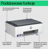 HP Smart Tank 580 All-in-One Printer, Home and home office, Print, copy, scan, Wireless, High-volume printer tank, Print from ph