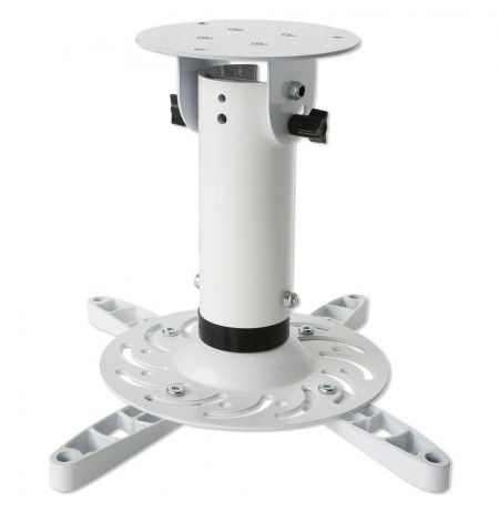 Projector Mount Ceiling 20cm 15kg White Adjustable