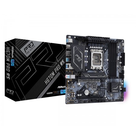 Asrock H670M Pro RS Intel H670 LGA 1700 micro ATX
