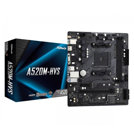 Asrock A520M-HVS Socket AM4 micro ATX