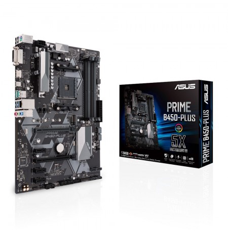 Plate mainboard ASUS PRIME PRIME B450-PLUS (AM4, 4x DDR4 DIMM, ATX, CrossFireX)