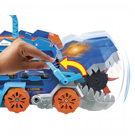 Hot Wheels City T-Rex Mega Transporter HNG50 MATTEL p1
