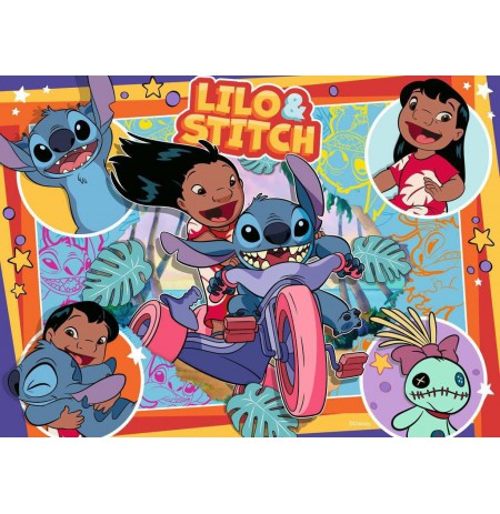 Disney Stitch 4x100 Pieces Jigsaw Puzzle