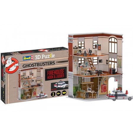 REVELL 3D Jigsaw Puzzle FirehouseHook_Ladder 00223