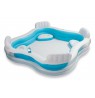 Family swimming pool with relaxation zone SWIM CENTER dimensions 229x229x66cm 56475NP INTEX