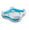Family swimming pool with relaxation zone SWIM CENTER dimensions 229x229x66cm 56475NP INTEX
