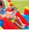 Rainbow pool with inflatable slide in box 297x193x135cm 57453NP INTEX