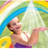 Rainbow pool with inflatable slide in box 297x193x135cm 57453NP INTEX