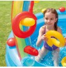 Rainbow pool with inflatable slide in box 297x193x135cm 57453NP INTEX