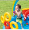 Rainbow pool with inflatable slide in box 297x193x135cm 57453NP INTEX