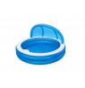 Inflatable pool 241x241x140cm with roof 54337