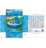 Inflatable pool 241x241x140cm with roof 54337