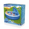 Inflatable pool 241x241x140cm with roof 54337