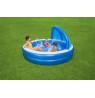 Inflatable pool 241x241x140cm with roof 54337