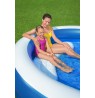 Inflatable pool 241x241x140cm with roof 54337