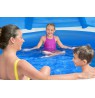 Inflatable pool 241x241x140cm with roof 54337