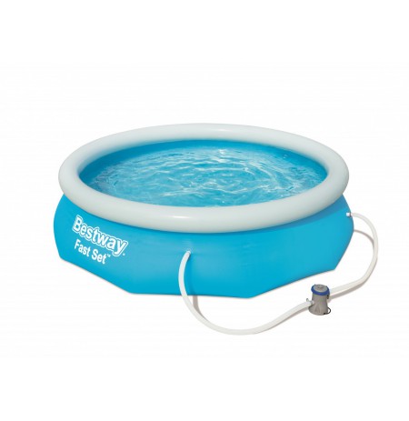 Swimming pool flange 300X76cm+filter B57270