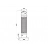 Activejet steel patio heater APH-IS800