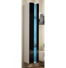 Shelf unit VIGO NEW 180/40/30 white/black gloss
