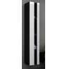 Shelf unit VIGO NEW 180/40/30 black/white gloss