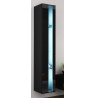 Shelf unit VIGO NEW 180/40/30 black/black gloss