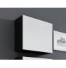 Square cabinet VIGO 50/50/30 black/white gloss