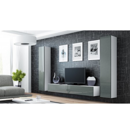 Full cabinet VIGO '180' 180/40/30 white/grey gloss
