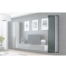 Full cabinet VIGO '180' 180/40/30 white/grey gloss