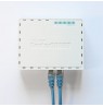Mikrotik RB750GR3 wired router Gigabit Ethernet Turquoise, White