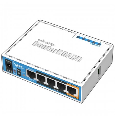 Router WiFi 5 Mikrotik hAP ac lite (RB952Ui-5ac2nD) 2,4GHz(2x2)/5GHz(1x1) 5p