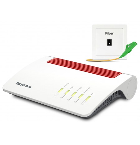FRITZ! Box 5590 Fiber Wireless Gigabit Ethernet Dual-band Router (2.4 GHz/5 GHz) White