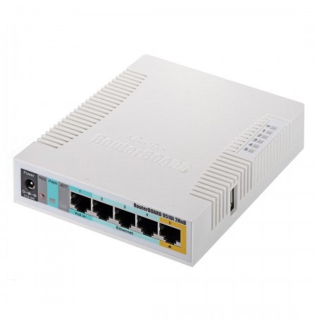 Router WiFi 4 Mikrotik RB951Ui-2HnD 2,4GHz(2x2) 5p