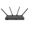 Mikrotik RB4011iGS+5HacQ2HnD-IN wireless router Dual-band (2.4 GHz / 5 GHz) Gigabit Ethernet Black