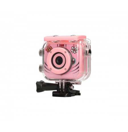 Extralink Kids Camera H18 Pink | Camera | 1080P 30fps, IP68, 2.0" display