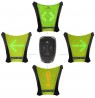 Maclean MCE420 High Visibility Vest Backpack Safety LED Indicator Light USB Rechargeable Remote Control Adjustable Direction Ind
