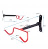 Maclean Bicycle Bike Stand Wall Mount Holder Garage Steel Storage Hook 30kg