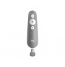 Logitech R500 Laser Presentation Remote wireless presenter Bluetooth/RF Grey