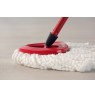 Vileda Turbo 2in1 Mop head Red, White