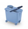 MERY Rectangular bucket on wheels with squeezer 14 ltr