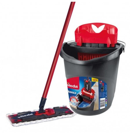 Vileda Ultramax Set mop Dry&wet Black, Red
