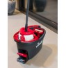 Vileda en steel Supermocio 3Action mop Wool Red, White