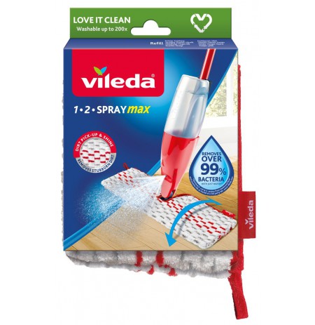 Vileda 1.2 Spray Max Mop head Red, White