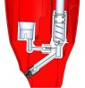 Vileda 1.2 Spray Max Mop head Red, White
