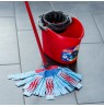 Vileda 4073 mopping system/bucket Single tank Red