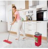 Flat Mop + Bucket + Telescopic Pole + 2 x Microfibre Pad 5.7L Floor Cleaning XXL Set Rotating Head
