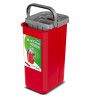Flat Mop + Bucket + Telescopic Pole + 2 x Microfibre Pad 5.7L Floor Cleaning XXL Set Rotating Head