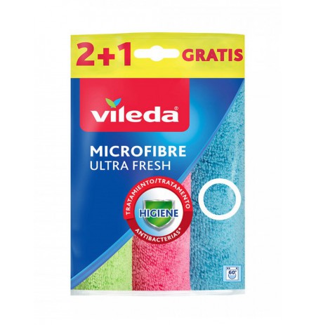 MICROFIBRE VILEDA ULTRA FRESH 3 PCS.