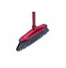 Vileda 143783 broom Indoor Soft / Hard bristle Polyethylene terephthalate (PET) Black, Grey, Red