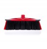 Vileda 142156 broom Indoor Soft / Hard bristle Polyethylene terephthalate (PET) Black, Grey, Red