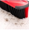 Vileda 142156 broom Indoor Soft / Hard bristle Polyethylene terephthalate (PET) Black, Grey, Red